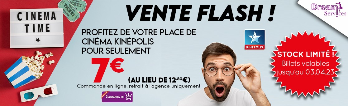 Vente Flash Kinepolis